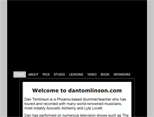 Tablet Screenshot of dantomlinson.com